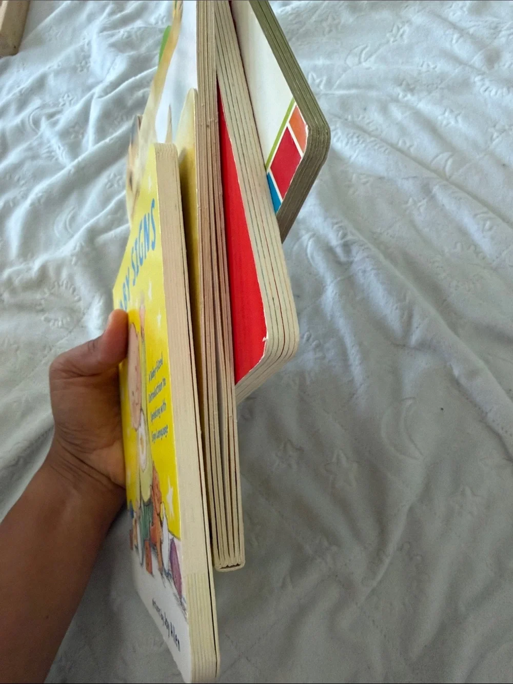 Baby Signs Board Books bundle - Yellow Baby Sign Language Book